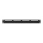 Patch panel lanberg 24 puertos 1u cat.6a utp 19 pulgadas negro