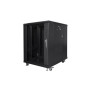 Armario lanberg rack 19 pulgadas 15u 600x800 flat pack black negro