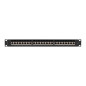 Patch panel lanberg 24 puertos 1u cat.7 ftp 19 pulgadas negro