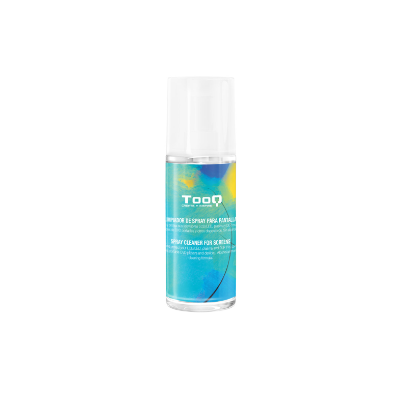 Kit spray tooq limpiador pantallas + pao microfibra