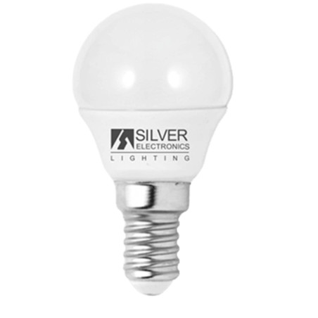 Bombilla led silver electronic eco esferica 5w35w -  e14 -  3000k -  436 lm -  160 -  luz calida -  a+