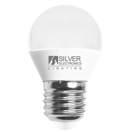 Bombilla led decorativa silver electronics esferica 7w70w -  e27 -  3000k -  620 lm -  luz calida -  a+