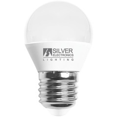 Bombilla led silver electronic esferica decorativa 7w70w -  e27 -  3000k -  620 lm -  luz calida -  a+