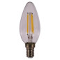 Bombilla led kodak filamento cristal vela c37 -  e14 -  470lm -  calido 3000k -  4w40w -  no regulable