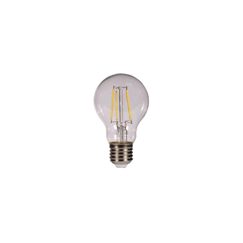 Bombilla led kodak filamento cristal esferica a60 -  e27 -  806lm -  calido 3000k -  8w60w -  no regulable