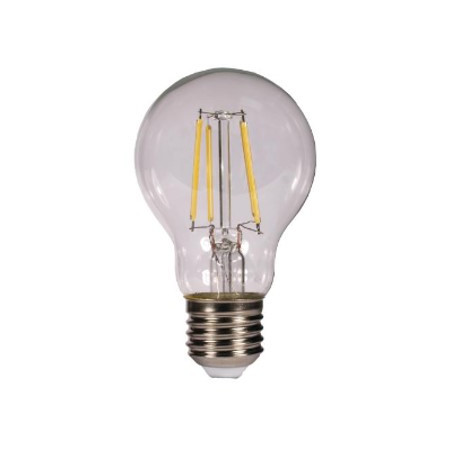 Bombilla led kodak filamento cristal esferica a60 -  e27 -  806lm -  calido 3000k -  8w60w -  no regulable