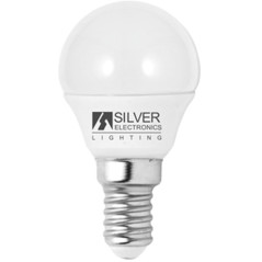 Bombilla led silver electronic eco esferica 5w35w -  e14 -  3000k -  436 lm -  160 -  luz calida -  a+
