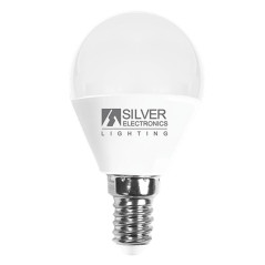 Bombilla led decorativa silver electronis esferica 7w70w -  e14 -  5000k -  620 lm -  luz blanca -  a+