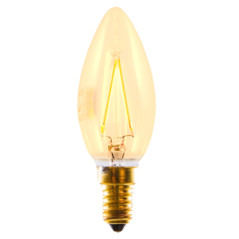 Bombilla led silver electronic filamento edison vela 3w20w -  e27 -  2.200k -  320 -  300 lm -  luz extra calida -  a++