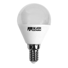 Bombilla led decorativa silver electronis esferica 6w65w -  e14 -  4000k -  520 lm -  luz neutra -  a+