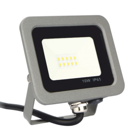 Foco led ips 65 10w 5700k luz fra 800lm gris