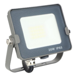 Foco led ips 65 20w 5700k luz fra 1600lm gris
