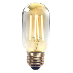 Bombilla led silver electronic filamento edison tubo 2w20w -  e27 -  2.200k -  320 -  220 lm -  luz extra calida -  a++
