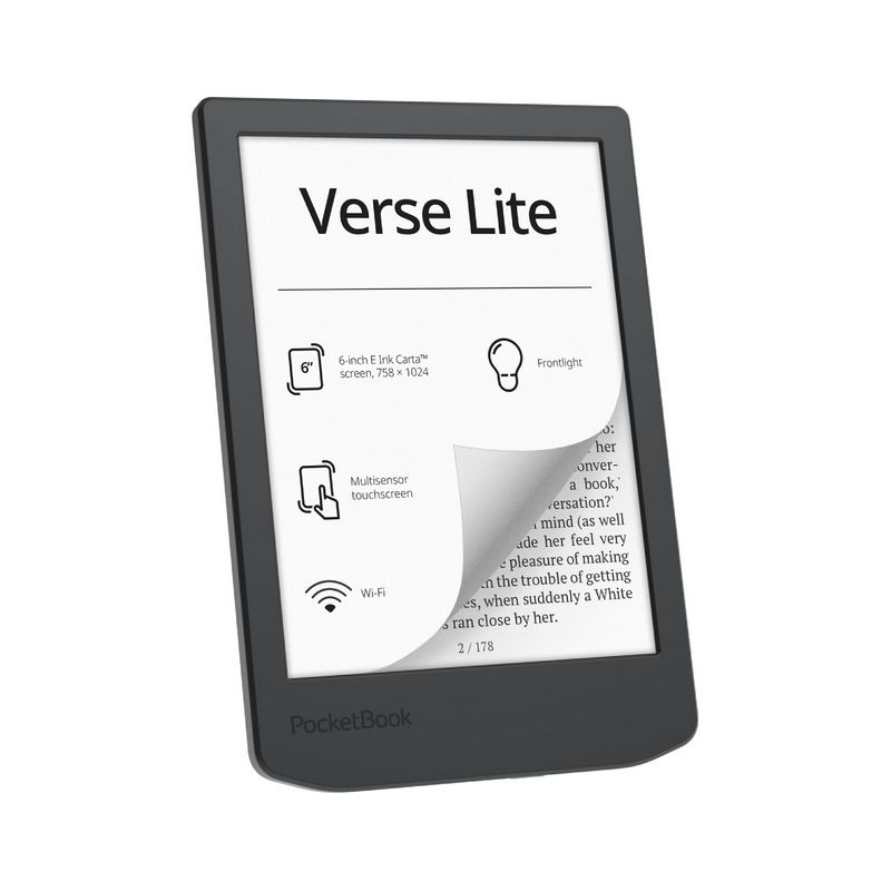 Libro electronico ebook pocketbook verse lite 6 pulgadas 8gb midnight grey