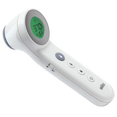Termometro corporal braun bnt400we sin contacto + frontal con age precision