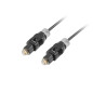 Cable toslink lanberg optico audio digital 3m negro