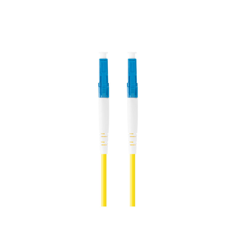 Latiguillo fibra optica lc - upc lanberg 5m mono simplex g657a1 lszh amarillo