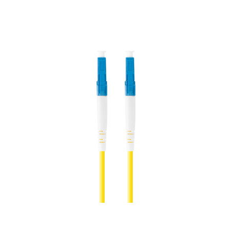 Latiguillo fibra optica lc - upc lanberg 10m mono simplex g657a1 lszh amarillo