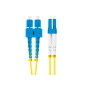 Latiguillo fibra optica sc - upc a lc - upc lanberg 1m mono duplex g657a1 lszh amarillo