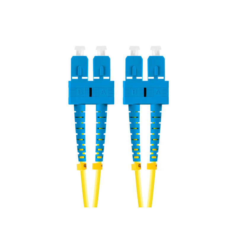 Latiguillo fibra optica sc - upc lanberg 2m mono duplex g657a1 lszh amarillo