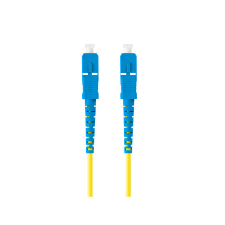 Latiguillo fibra optica sc - upc lanberg 5m mono simplex g657a1 lszh amarillo