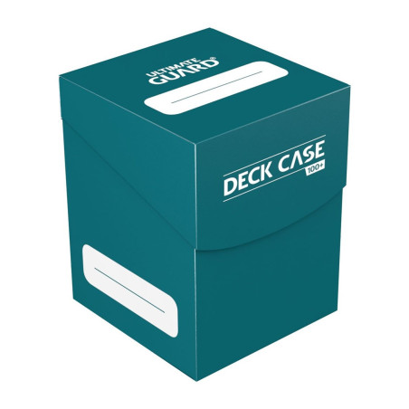 Caja de cartas ultimate guard deck case 100+ tamao estndar gasolina azul