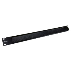 Guia de cable con cepillo phasak para rack 19 pulgadas