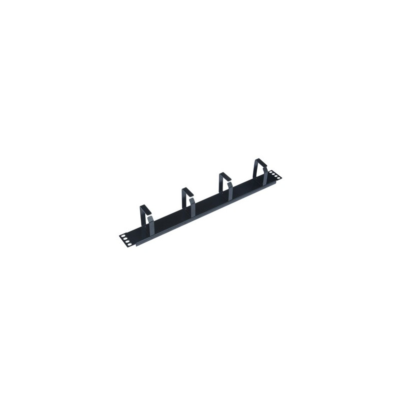 Panel pasa cables wp 1u -  metalico -  negro