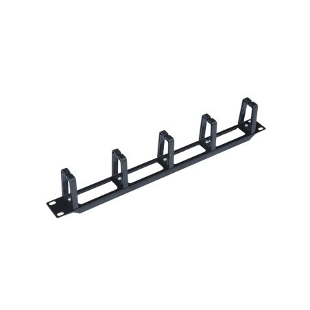 Panel pasa cables wp 1u plastico  negro
