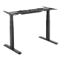 Signa estructura ajustable para escritorio doble motor y 3 segmentos negra
