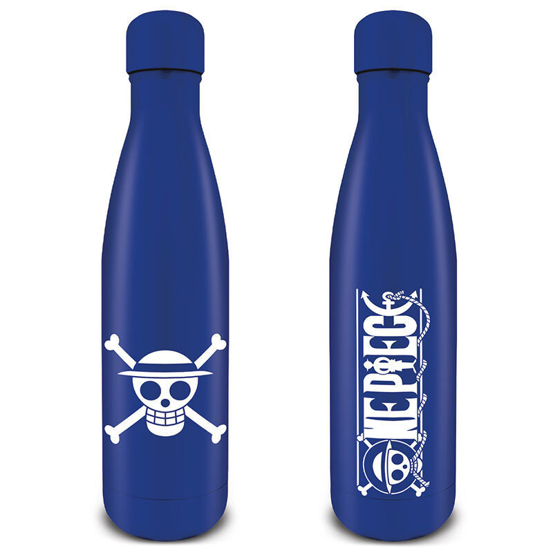 Botella metlica pyramid one piece sombrero de paja