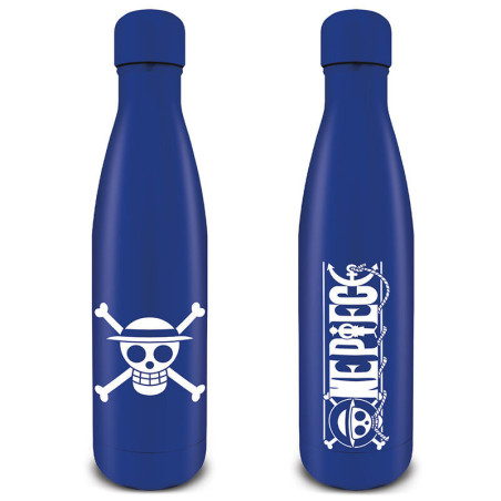 Botella metlica pyramid one piece sombrero de paja