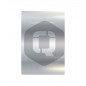 Lamina trasera de personalizacion qcharx metal