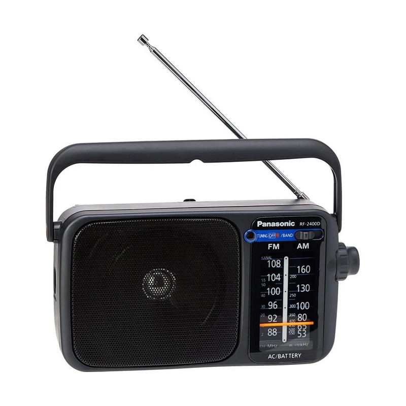 Radio panasonic rf - 2400deg - k altavoz entrada auriculares color negro
