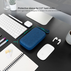 TooQ TQBC-E2503PB storage drive case Sleeve case Navy