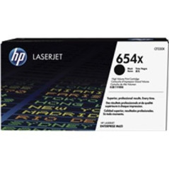 HP 654X High Yield Black Original LaserJet Toner Cartridge