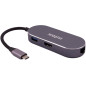 Hub nilox 3 x usb - usb tipo c - hdmi - rj45 Hub nilox 3 x usb - usb tipo c - hdmi - rj45