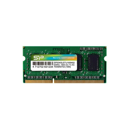 Memoria ram ddr3l 4gb silicon power sodimm 1600 mhz.