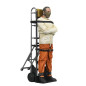 Dr. hannibal lecter masked scale action figura 18 cm the silence of the lambs