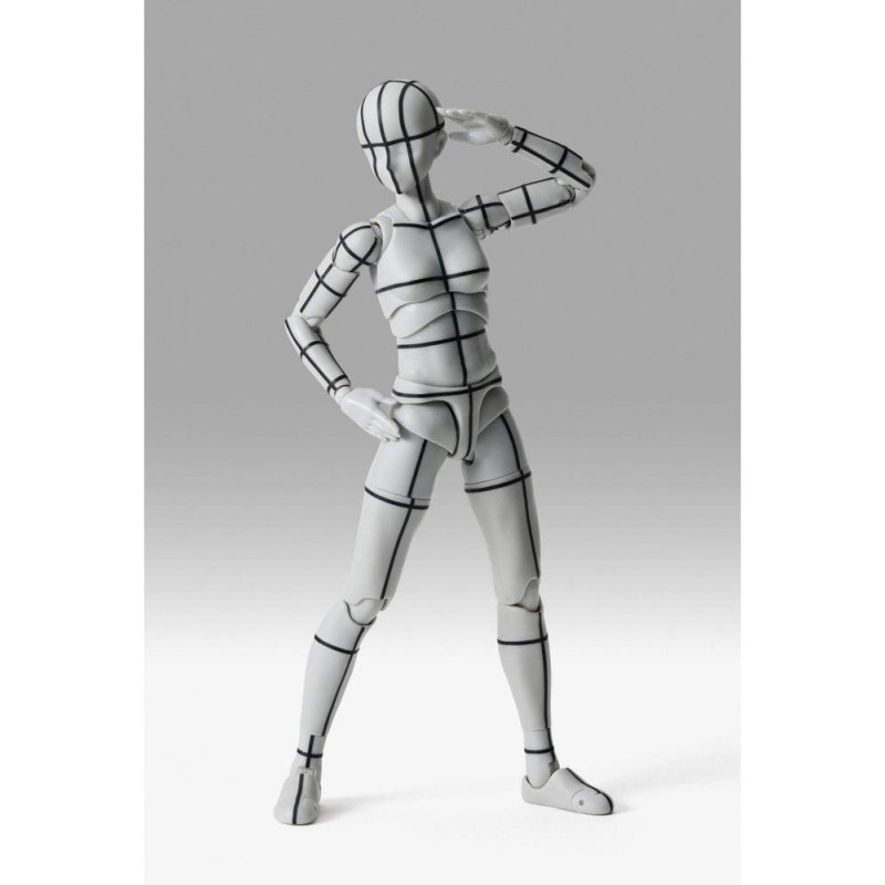 Body chan - sports edition wire frame -  (gray color ver.) fig. 13 -5 cm body kun - body chan