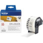 Etiquetas cinta continua brother blanca dk22225 38mm Etiquetas cinta continua brother blanca dk22225 38mm