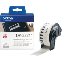 Etiquetas cinta continua brother blanca dk22211 29mm