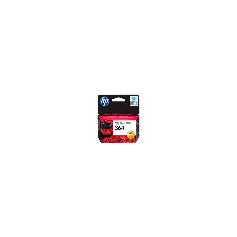Cartucho tinta hp 364 cb317ee photo negro 3ml b8550 -  d5460 -  c6380 -  c5380