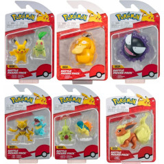 Pack de 6 figuras pokemon batalla ola 10