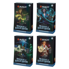 Juego de cartas magic the gatering mazos commander murders at karlov manor 4 mazos ingls