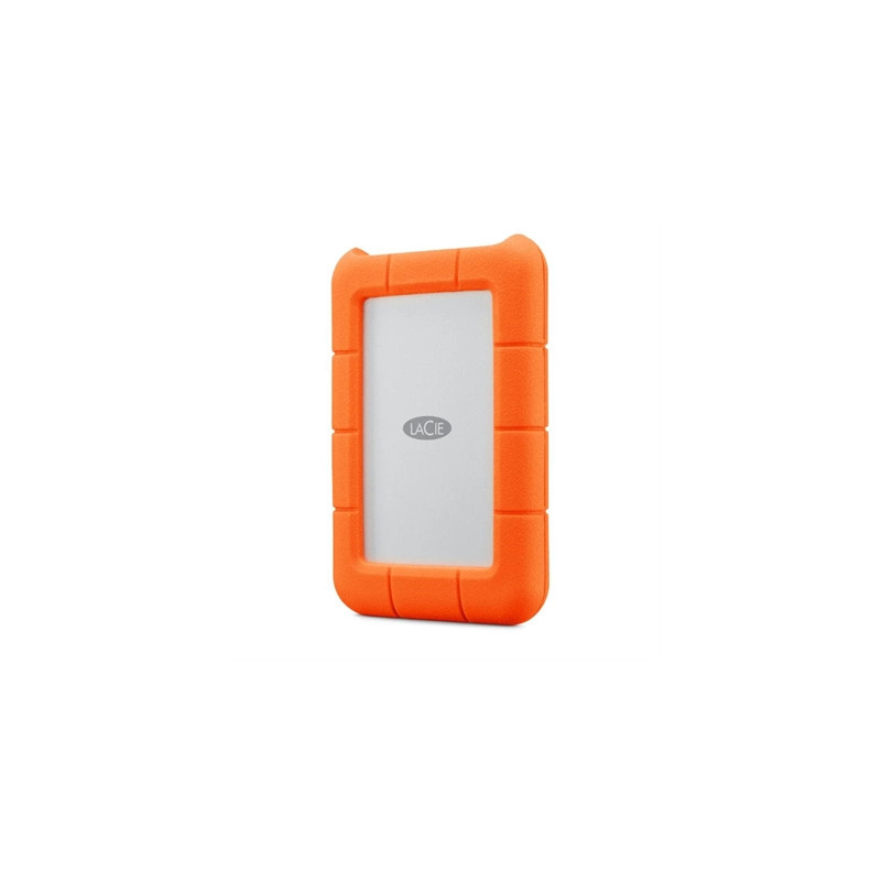 Rugged usb - c disco duro externo 2 tb naranja - plata