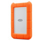 Rugged usb - c disco duro externo 2 tb naranja - plata