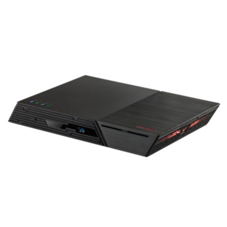 Servidor nas asustor mini desktop 6 bay nas quad - core 2.0ghz dual 2.5gbe por 4gb ram ddr4