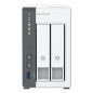Servidor nas qnap k - ts - 216g+2xmn10ada600s 2 bahias 4gb gigabit ethernet