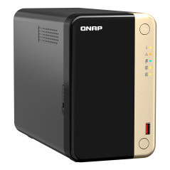 QNAP TS-264 NAS Tower Intel® Celeron® N5095 8 GB 12 TB HDD QNAP QTS Nero, Oro